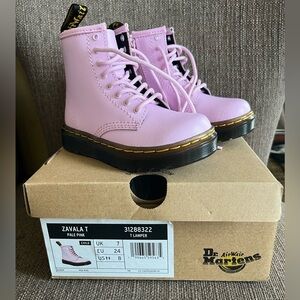 New In Box Dr. Martens Toddler Pale Pink Boots